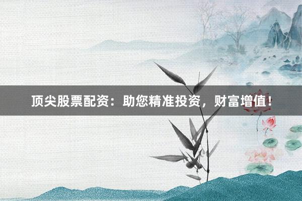 顶尖股票配资：助您精准投资，财富增值！