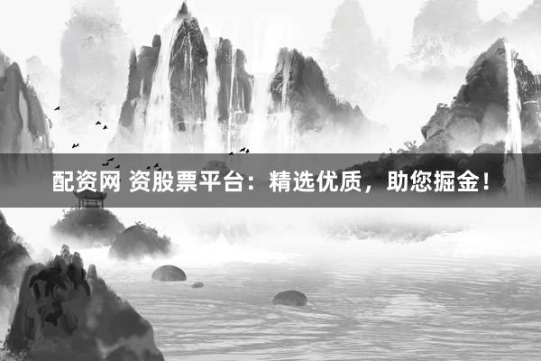 配资网 资股票平台：精选优质，助您掘金！